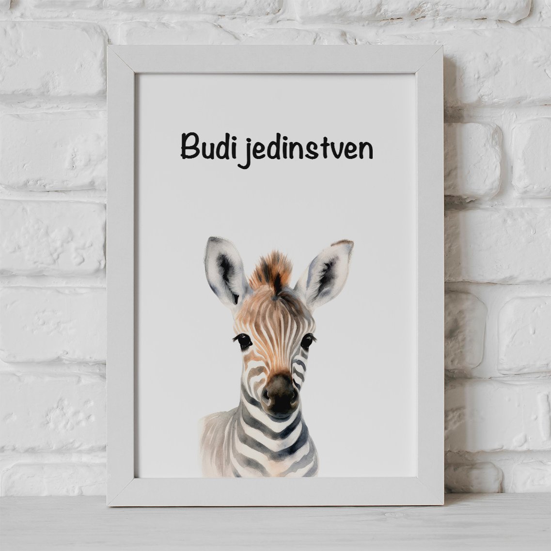 POSTER BEBA ZEBRA