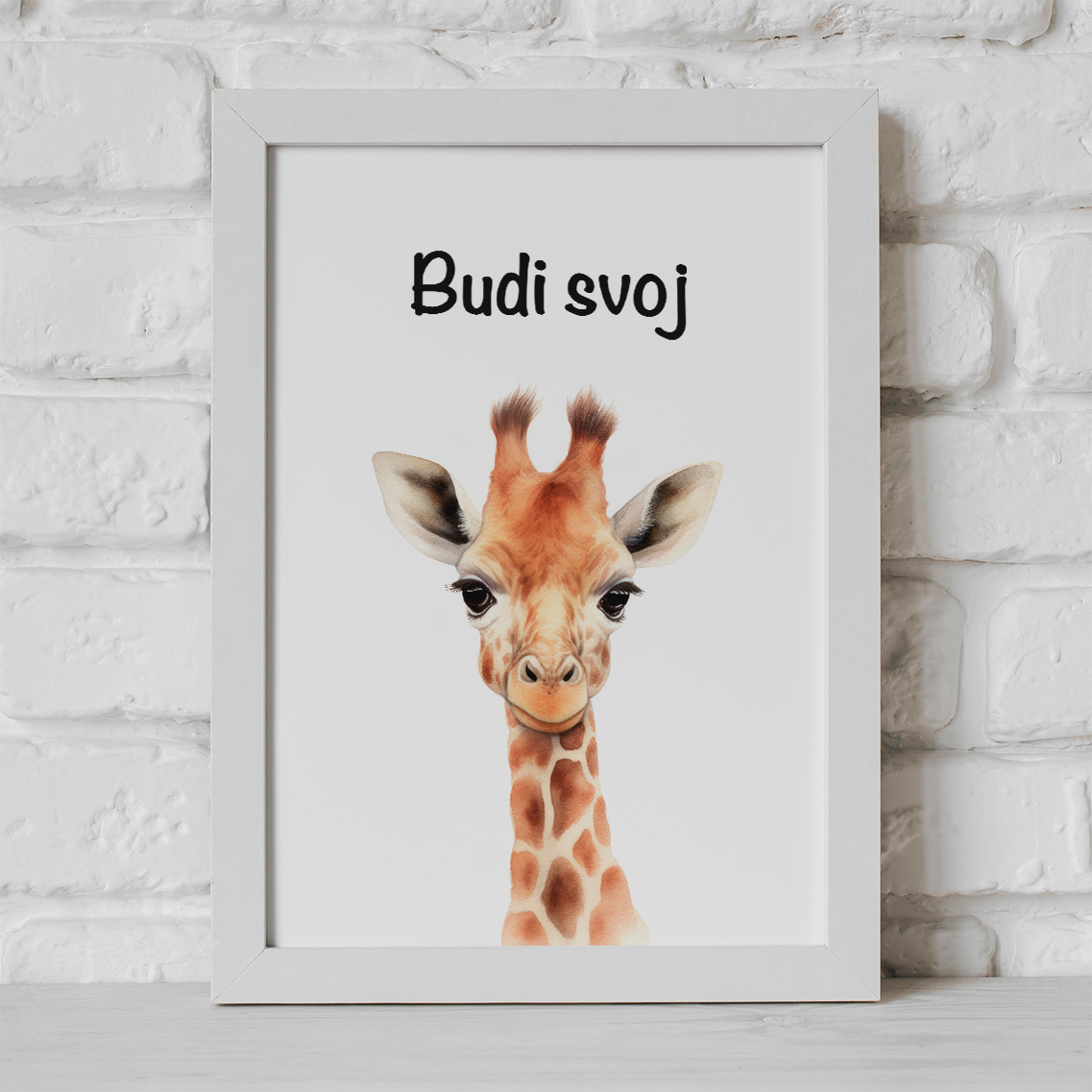 POSTER BEBA ŽIRAFA