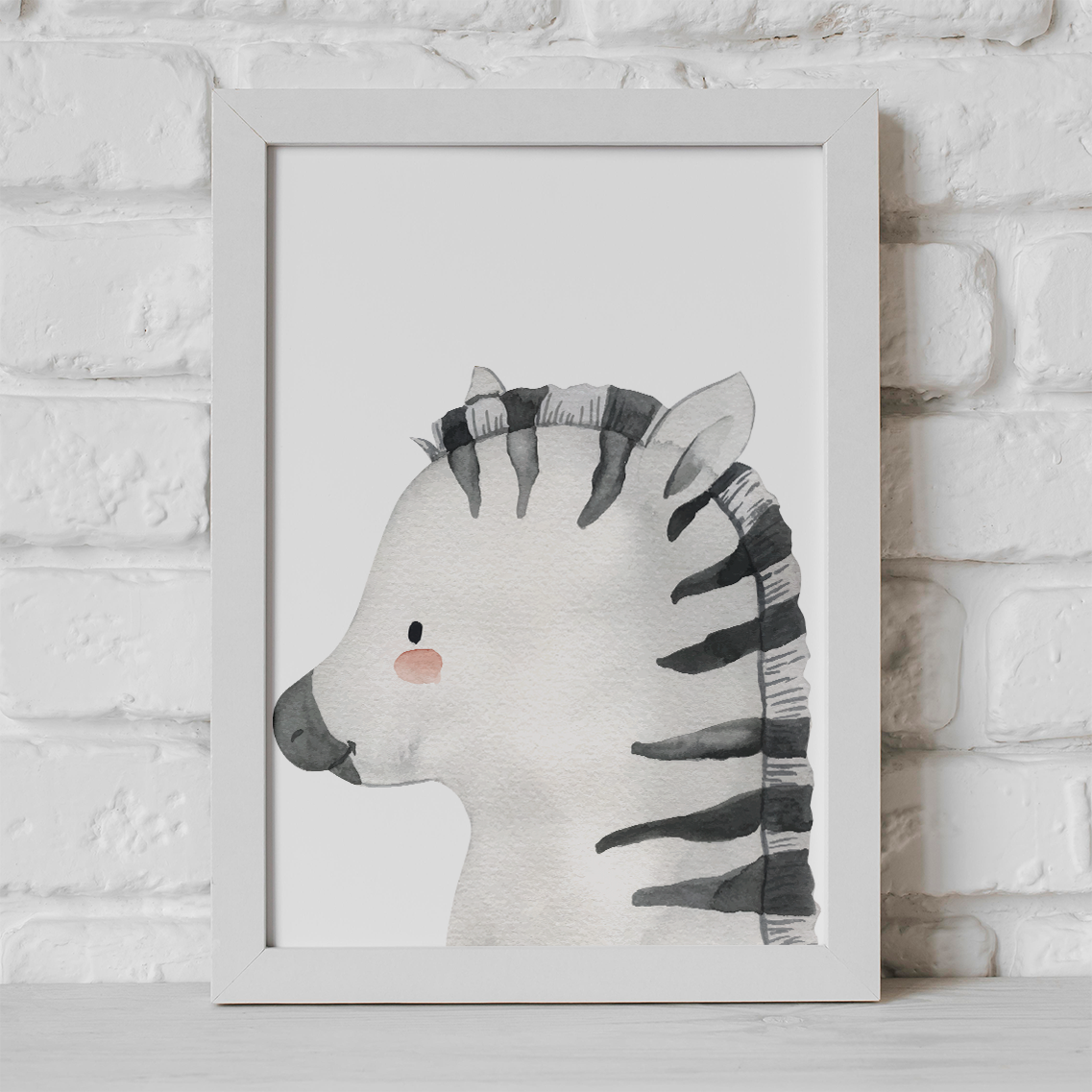 POSTER SAFARI DRUŽINA ZEBRA