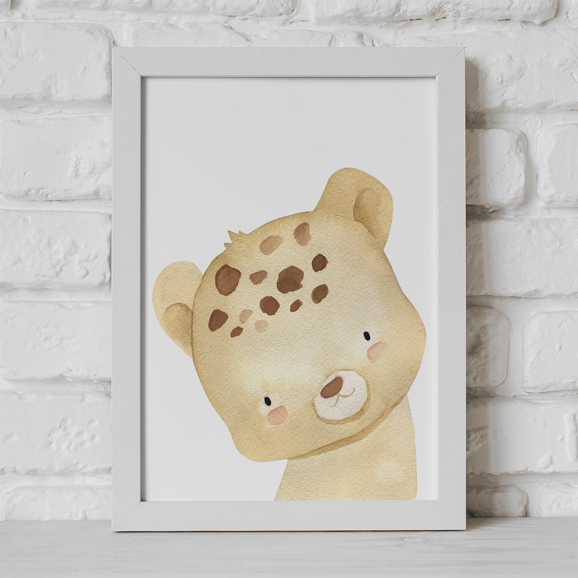 POSTER SAFARI DRUŽINA GEPARD