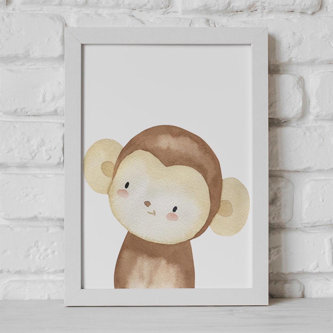 POSTER SAFARI DRUŽINA MAJMUN