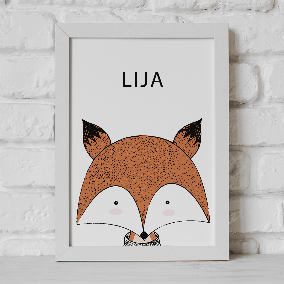 POSTER SKANDINAVSKE ŽIVOTINJICE LIJA