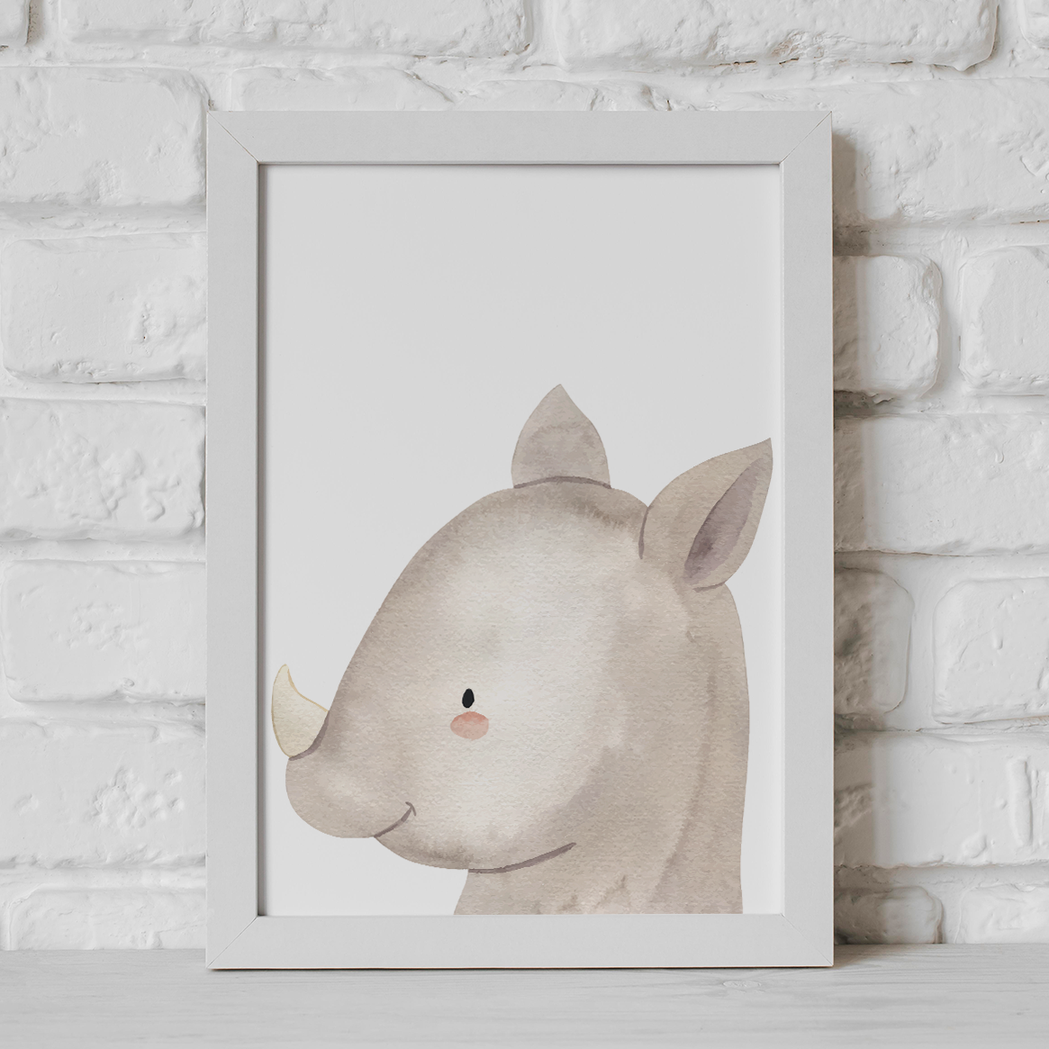 POSTER SAFARI DRUŽINA NOSOROG