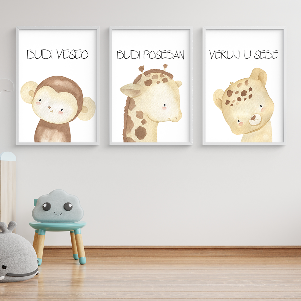 Set safari životinja